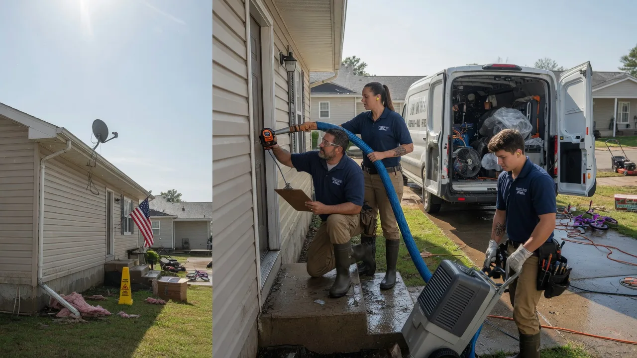 Ceiling Water Damage Restoration in Everetts, NC near me